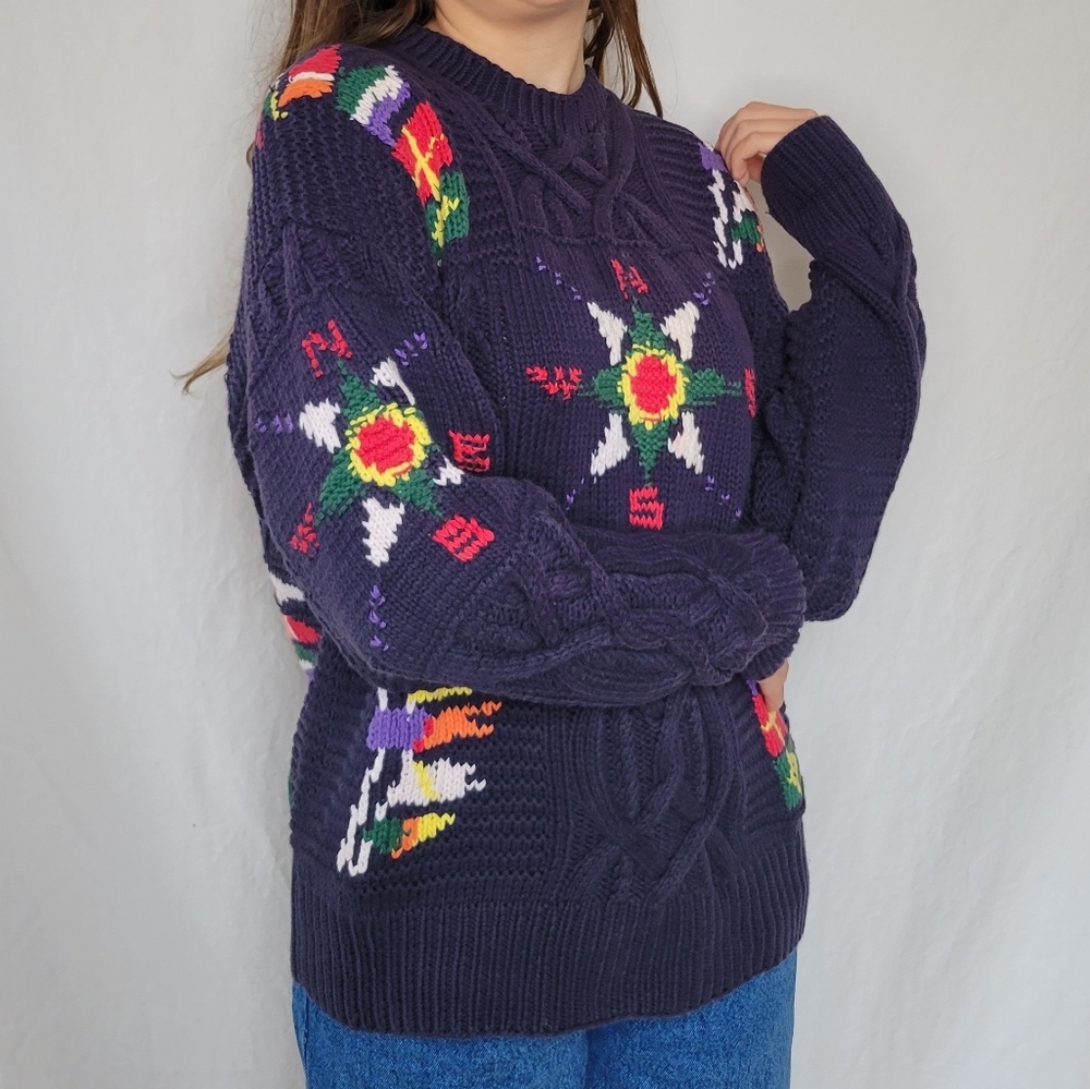 SOLD Vintage 80s Chunky Knit Sweater